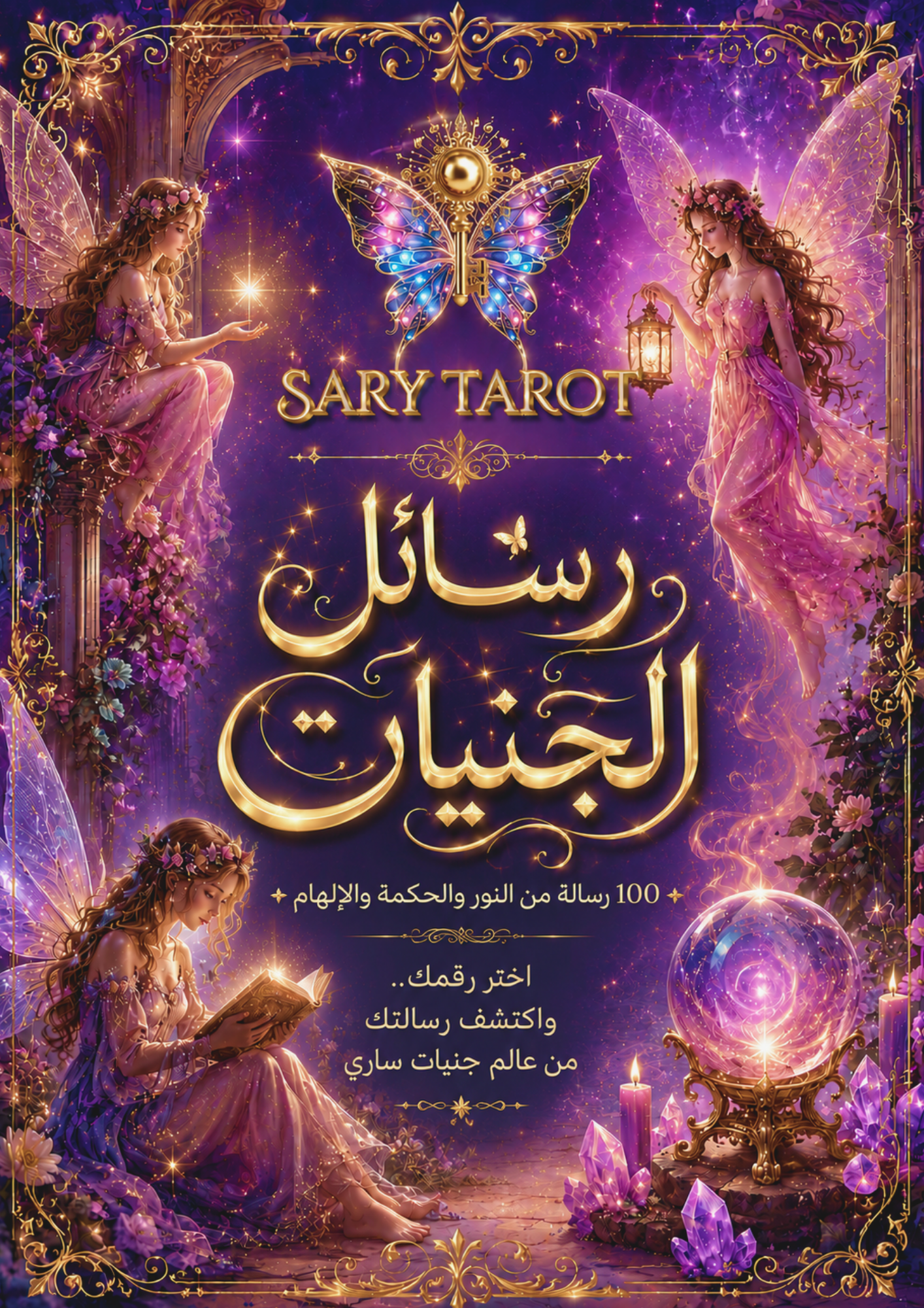 باقة رسائل الجنيات - 100 رسالة من النور والحكمة والإلهام